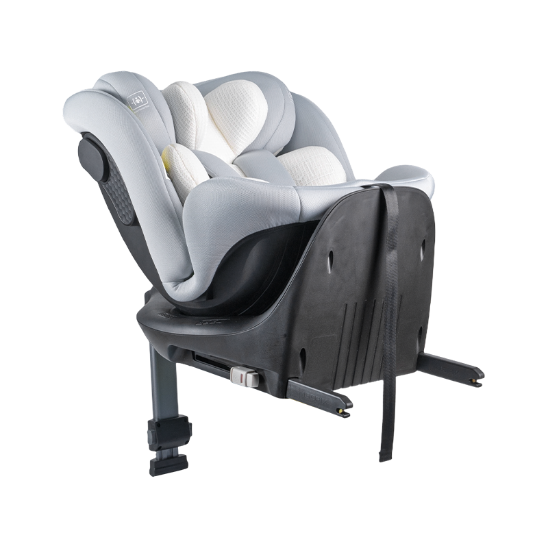 ISOFIX + pata de apoyo Rotación 360 Silla de coche para bebé orientada hacia atrás/adelante 40-150cm ISOFIX + pata de apoyo Rotación 360 Silla de coche para bebé orientada hacia atrás/adelante 40-150cm